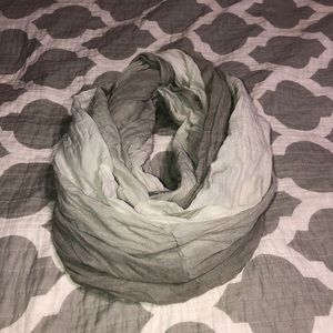 White/Grey Ombré Scarf/Wrap